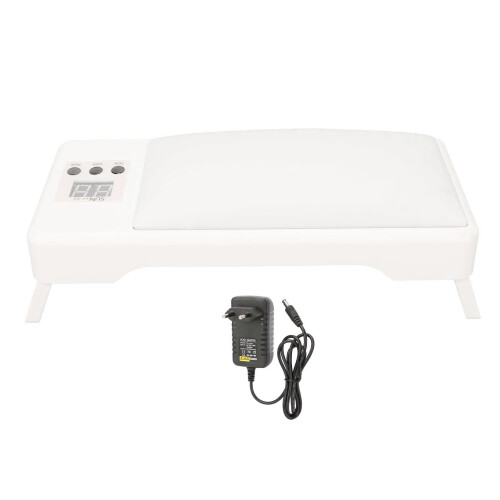 (White) Folding Portable UV LED Nail Lamp with Hand Pillow