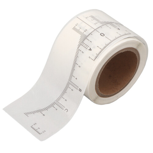 1 Rolle Augenbrauen-Schablone Transparent Einweg 2