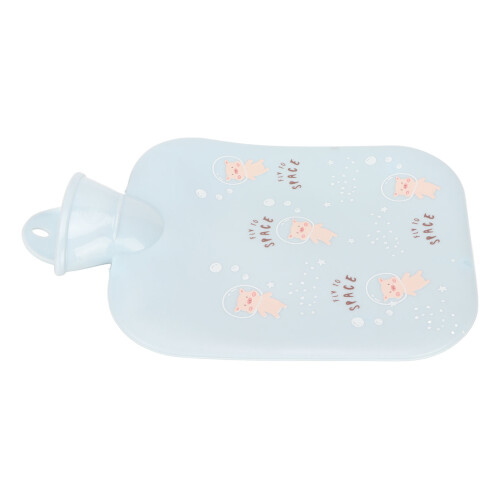 (Blue) 1300ML Heißwasserflasche niedlich Explosionssicher 2