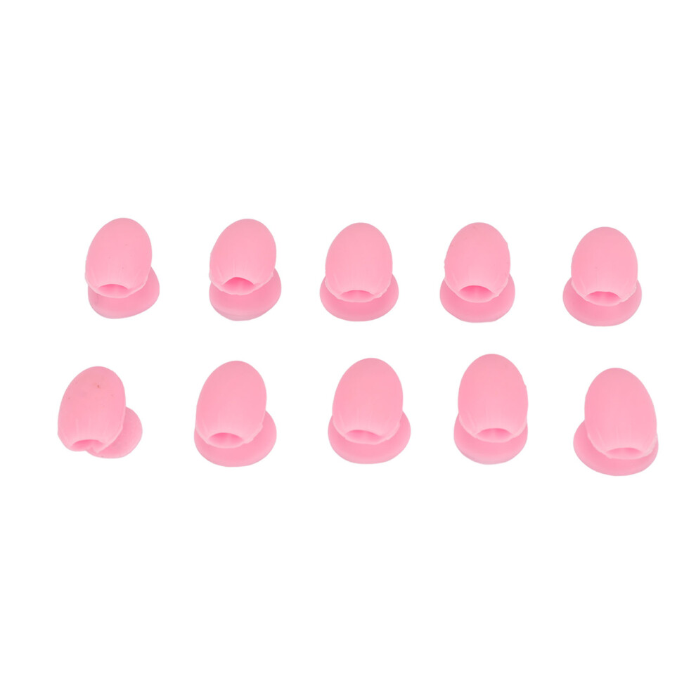 10pcs Silicone Lip Brush Covers Suction Dust Proof Protector