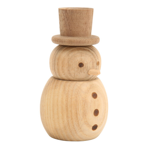 Schneemann Holz-Ätherisches Öl-Diffuser wasserlos 1