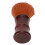 (Brown) Herrenbartbürste Nylon Holzgriff braun Pflege 5