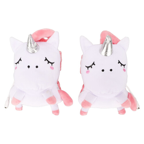 USB Electric Fingerless Cartoon Heated Gloves 1