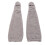 (Gray) Überknielange Flauschsocken Winter dick, Plüsch, Beinwärmer, grau 4