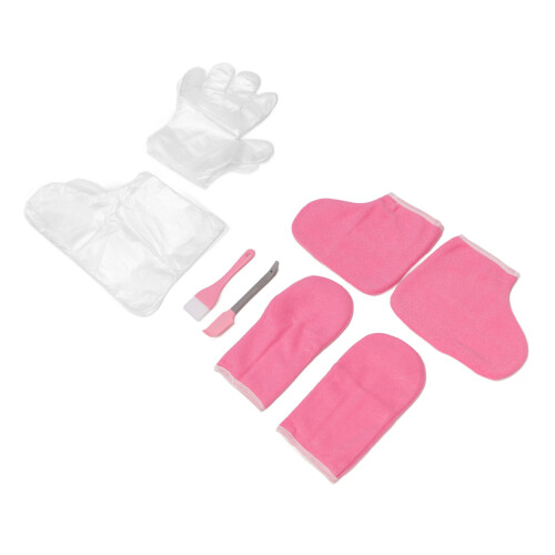 Fodere Paraffina Mano Piede Rosa Velluto Monouso 2