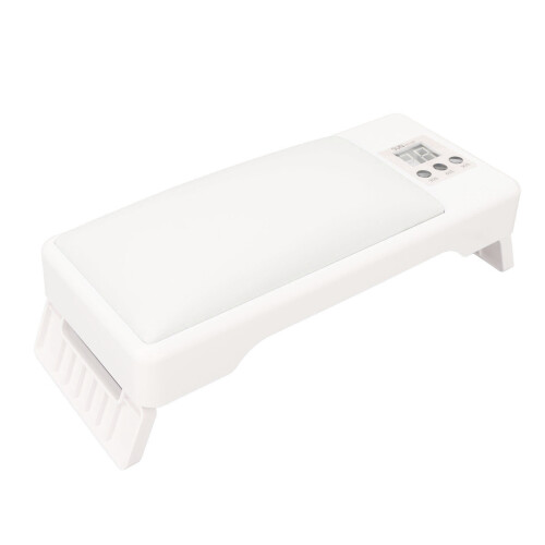 (White) Folding Portable UV LED Nail Lamp with Hand Pillow 1