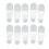 10pcs Mini Silicone Mask Brush Portable Applicator Women 2