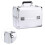 (Silver) Portable Large Multilayer Makeup Case - Black 4