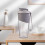 (Gray) 24oz Large-Capacity Grey Protein Shaker Bottle with Creative Strap 2