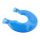 Borsa Acqua Calda a U 1400ml PVC Trasparente Blu 4