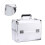 (Silver) Portable Large Multilayer Makeup Case - Black 3