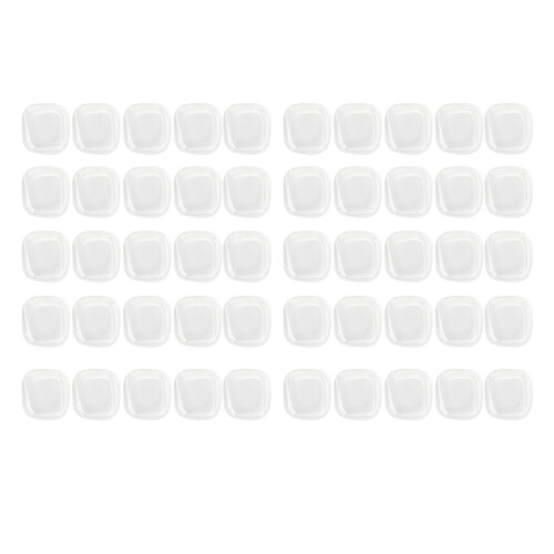 50 Stks Transparante Glazen Kleurenkaarten