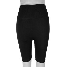 (M) Hoge Taille Yoga Shorts Zwarte M