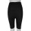 (M) Hoge Taille Yoga Shorts Zwarte M 1