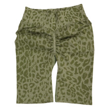 (M) Yoga-Shorts Pohebend High Waist Leopard Sport Biker