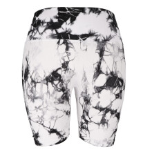 (M) Hoge taille tie-dye yoga short bill liftend comfort