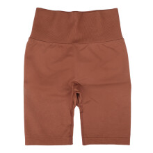 (M) Yoga Shorts Hoge Taille Snel Droogend Koffie Fietsbroek L