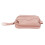Large Pink PU Leather Travel Makeup Bag 1