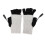 (Light Grey) USB-Heizhandschuhe Winter Halbfinger Grau 5
