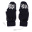 (Blue) USB-Heizhandschuhe Halbfinger Carbon Fiber Warm Blau 3