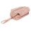 Large Pink PU Leather Travel Makeup Bag 2