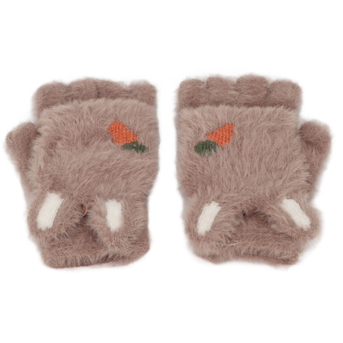 USB-Heizhandschuhe halbfingerlos khaki 2