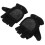 (Black) USB-Heizhandschuhe Doppelwärme Halbfinger Waschbar 4