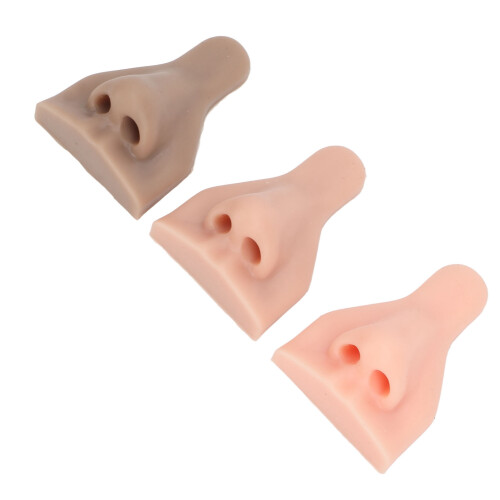 3x Silikon-Nase-Modell weich flexibel 3D Nahttraining 2