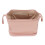 Large Pink PU Leather Travel Makeup Bag 5