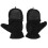 (Black) USB-Heizhandschuhe Doppelwärme Halbfinger Waschbar 2
