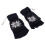 (Blue) USB-Heizhandschuhe Halbfinger Carbon Fiber Warm Blau 4