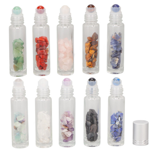 10x Ätherisches-Öl-Roller Flasche Glas 1