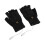 (Black) USB-Handschuhe warm, gestrickt, fingerlos, schwarz 4