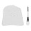 100x Gaze-Maske mit Pinsel 1