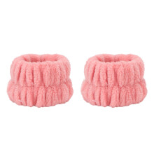 (Pink) 1 Paar Waschbänder Wasserabsorbierend Weich Rosa