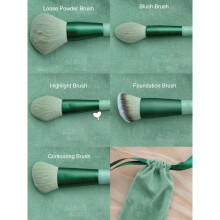 13-delige make-up kwastenset met opbergzak