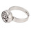 (Type 2) Aromatherapy Finger Ring Adjustable Stainless Steel Essential Oil Ring 3