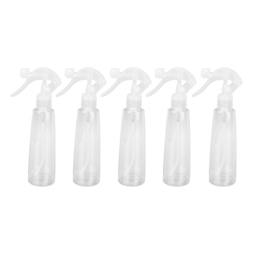 5x 200ml Sprühflaschen, groß, transparent 2