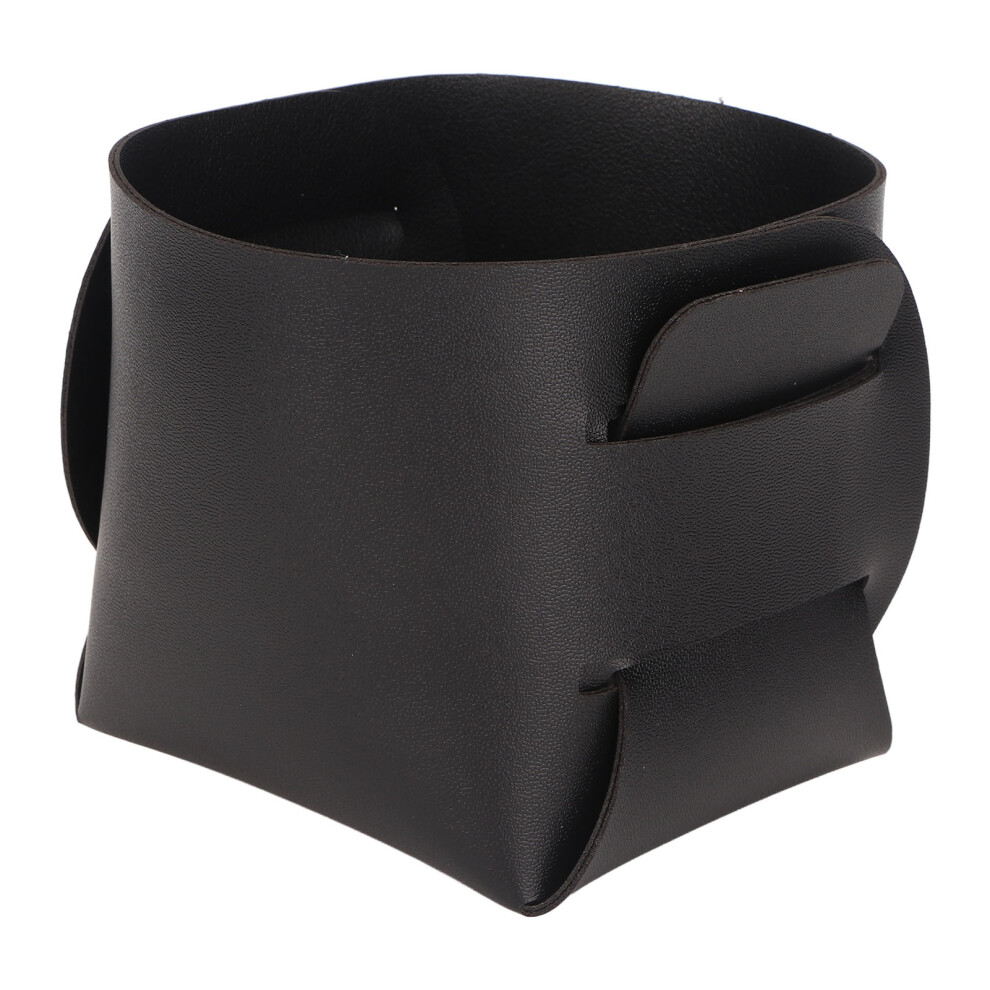 Black (Black) Nail Brush Holder Pu Durable Wearable Organizer