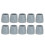 10pcs Gray Rubber Crutch Tips 1.1 Inch 1