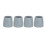 10pcs Gray Rubber Crutch Tips 1.1 Inch 5