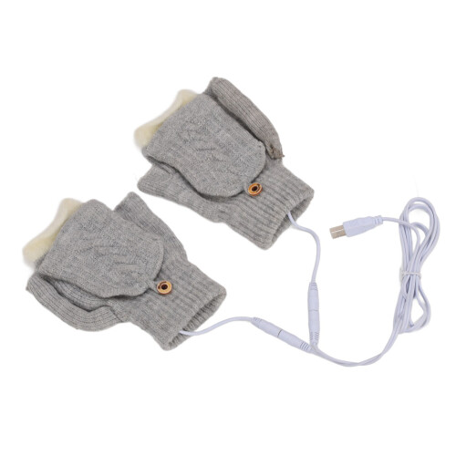 (Gray) USB Verwarmde Handschoenen Geel Winter 2
