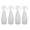 Flacone Spray Ricaricabile Trasparente 200ml 4pz 1