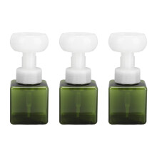 3-teiliger Schaumstoff-Pumpspender Blumenform 250ml dunkelgrün