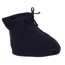(M) Thick Padded Toe Cover Sock Warm Autumn Winter Dark Blue S