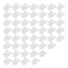 50pcs Clear Glass Nail Art Color Cards