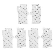 3 Paar Anti-UV-Handschuhe Kurz Strahlenschutz Gel Maniküre