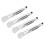 4pcs Double-Ended Face Mask Brushes Silicone Aluminum 4