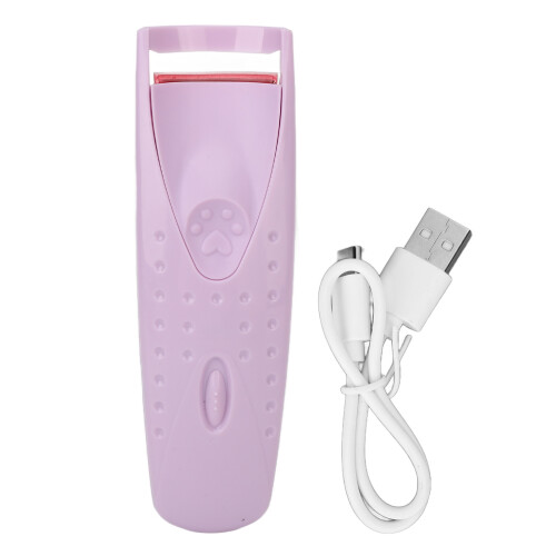 (Purple) Wärmender Wimpernzange, Silikon, USB-C, Lila