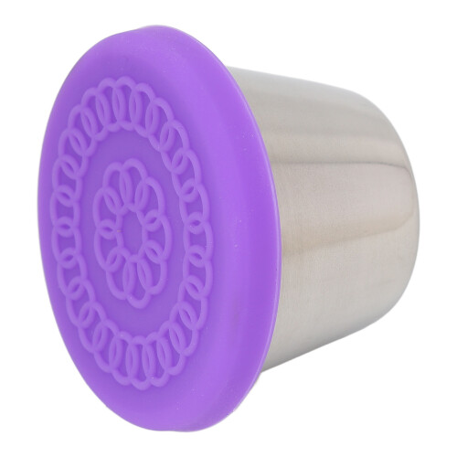 (Purple Cover) 70ml Stainless Steel Mini Container Purple 1